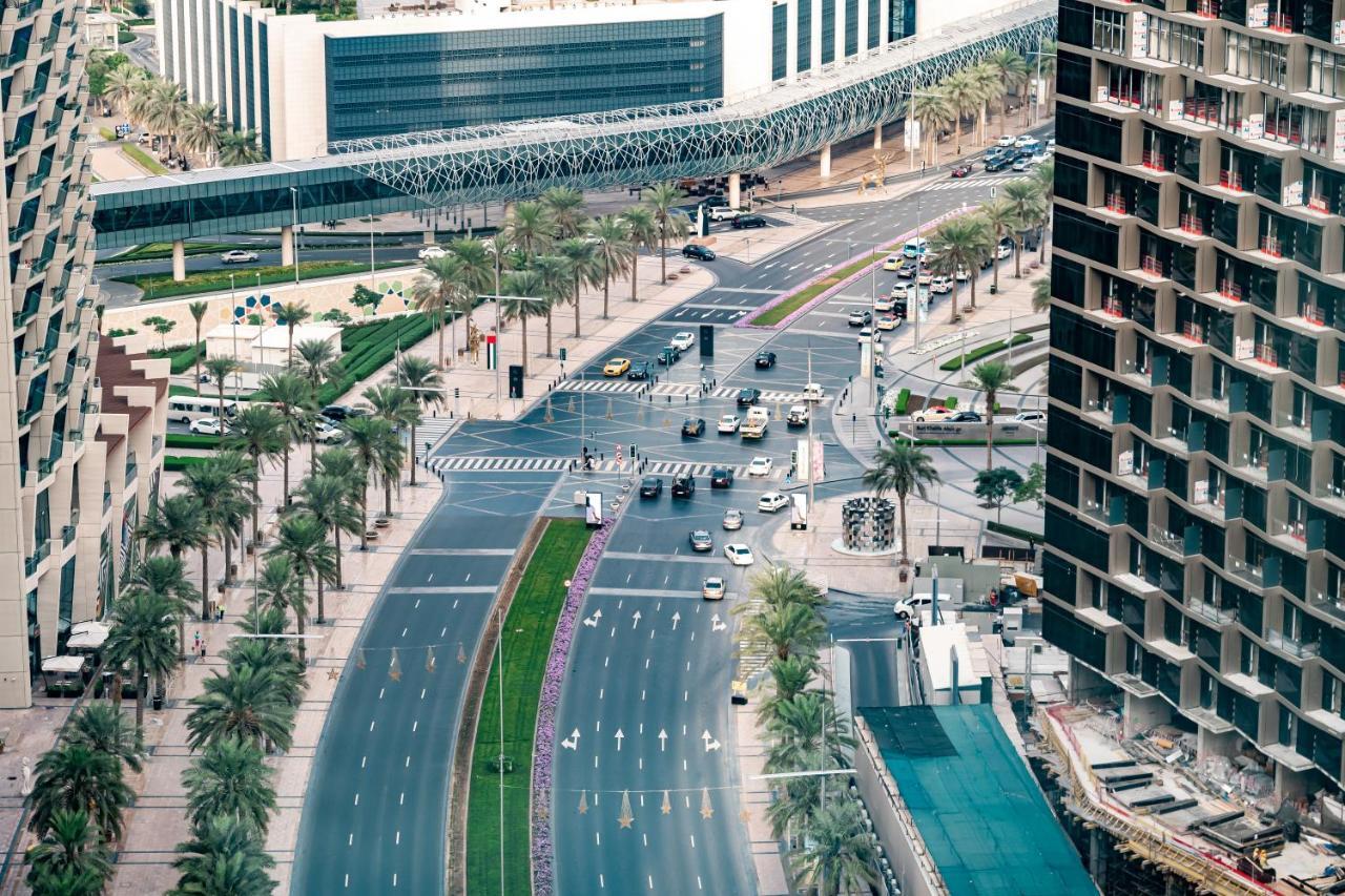 ドバイHiguests - Designer Apt With Panoramic View Near Burj Khalifaアパートメント エクステリア 写真